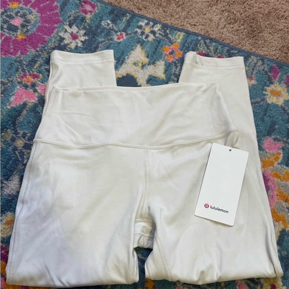 Lululemon Athletica Cream Align HR Crop